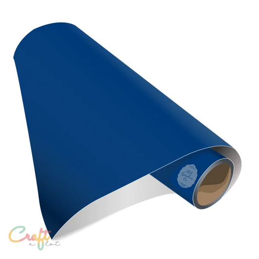 Zelfklevend vinyl plakfolie om stickers te snijden met een plotter ookwel plotterfolie in de kleur blauw blue 067 van Oracal 641 matte plotter snijfolie mat