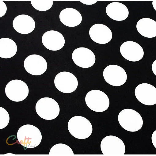 1649 Black Polkadot - Chemica Trends - Flexfolie • Fashion • Flex • Geprint • Heat transfer vinyl