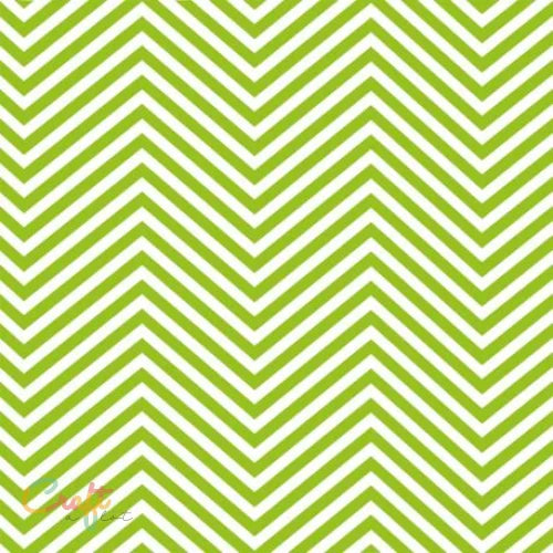 Chevron Klein Groen - Chemica Fashion 30x19 - Flexfolie • Flex • Geprint • Heat transfer vinyl