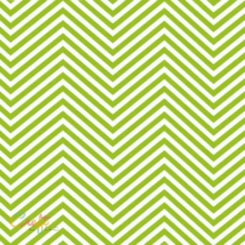 Chevron Klein Groen - Chemica Fashion 30x19 - Flexfolie • Flex • Geprint • Heat transfer vinyl