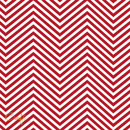 Chevron Klein Rood - Chemica Fashion 30x19 - Flexfolie • Flex • Geprint • Heat transfer vinyl