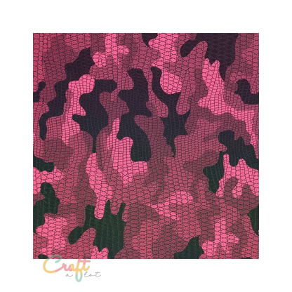 Dragon Reflective HTV – Pink - Roze Reflecterende Camouflage Flex