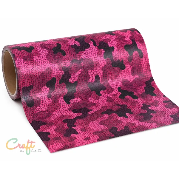 Dragon Reflective HTV – Pink - Roze Reflecterende Camouflage Flex
