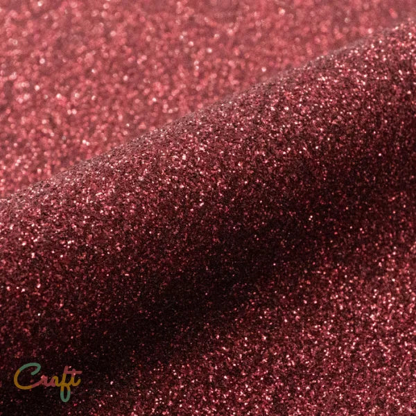 Opstrijkbare glitterflex folie om kleding te bedrukken bordeaux burbundy G0016 van Siser glitter flexfolie met glitters