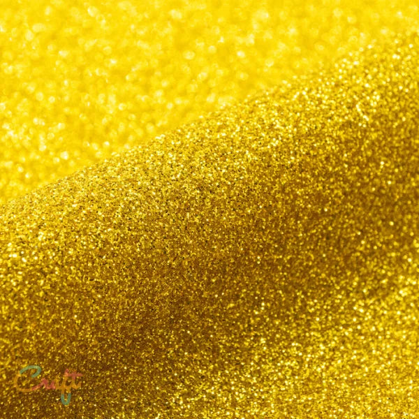 Opstrijkbare glitterflex folie om kleding te bedrukken goud gold G0020 van Siser glitter flexfolie met glitters