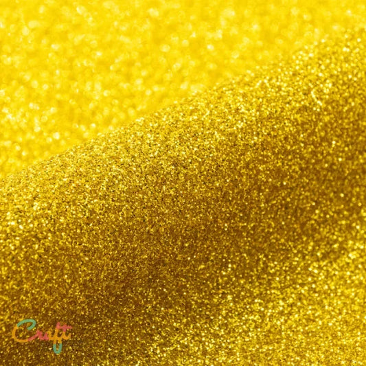 Opstrijkbare glitterflex folie om kleding te bedrukken goud gold G0020 van Siser glitter flexfolie textielfolie met glitters