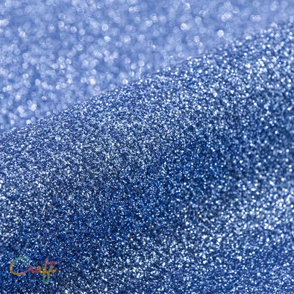 Opstrijkbare glitterflex folie om kleding te bedrukken oudblauw old blue G0084 van Siser glitter flexfolie met glitters