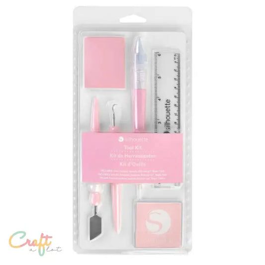 Gereedschapset Roze - Silhouette - Tools Oprapen • plakkend • Tool