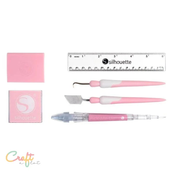 Gereedschapset Roze - Silhouette - Tools Oprapen • plakkend • Tool