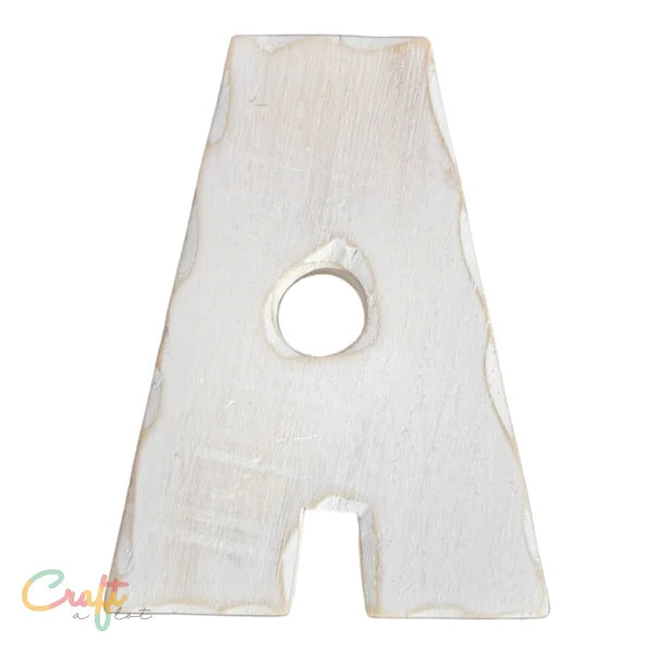 Houten letter A - Decoratie Hout • Letter