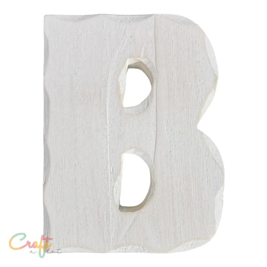 Houten letter B - Decoratie Hout • Letter