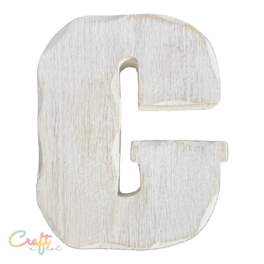 Houten letter C - Decoratie Hout • Letter