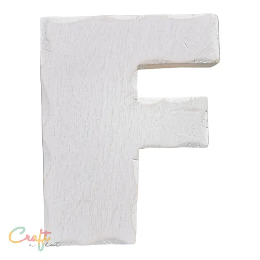 Houten letter F - Decoratie Hout • Letter