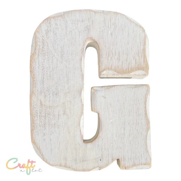 Houten letter G - Decoratie Hout • Letter