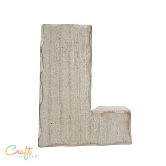 Houten letter L - Decoratie Hout • Letter