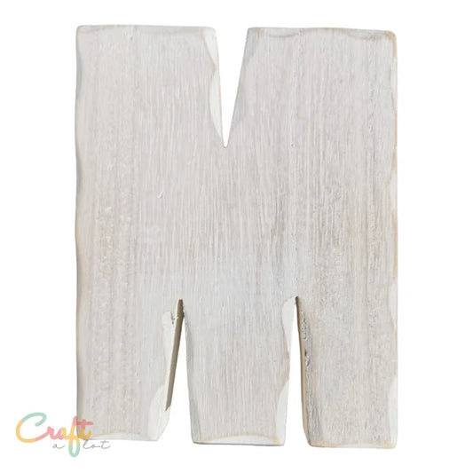 Houten letter M - Decoratie Hout • Letter