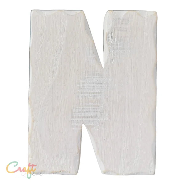 Houten letter N - Decoratie Hout • Letter