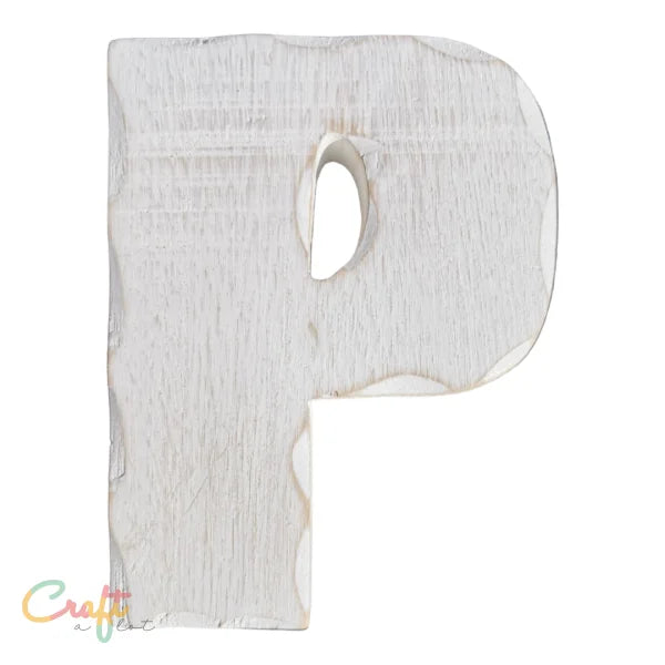 Houten letter P - Decoratie Hout • Letter