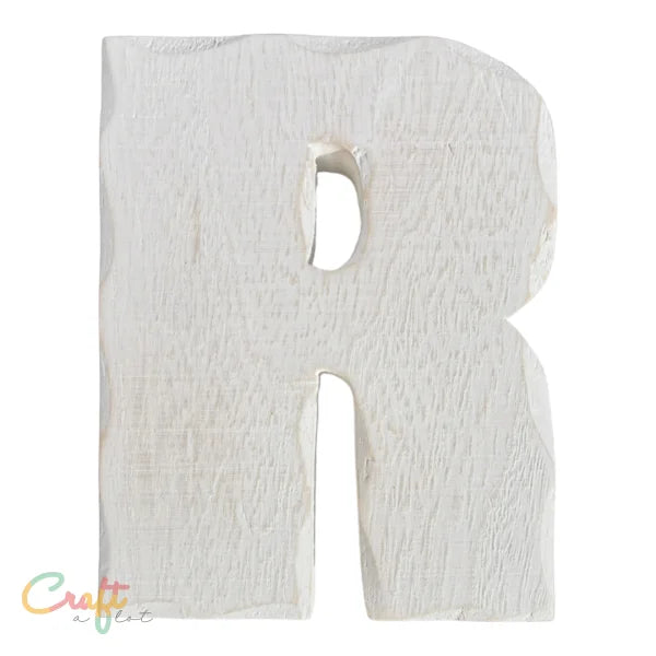 Houten letter R - Decoratie Hout • Letter