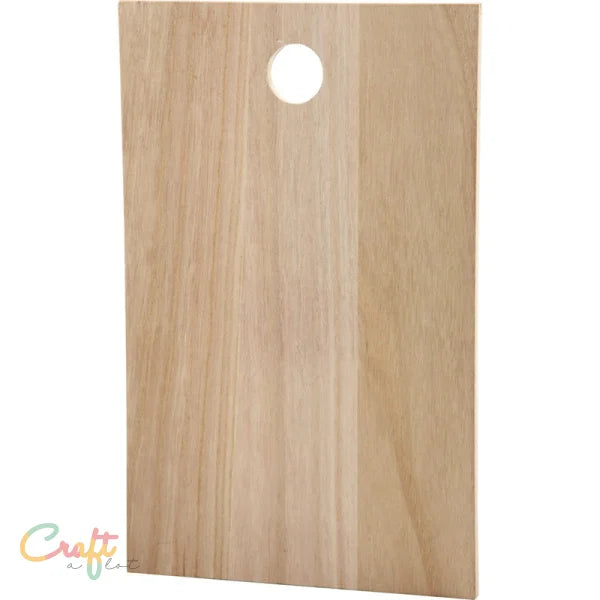 Houten snijplank met gat - Snijplank Bord • Hout • Houtbranden • Keuken • Neutraal