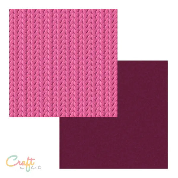 Knitted Burgundy Infusible Ink Transfer Sheets - plottiX iXpaper Infusable Cricut • pre - printed Sublimatie Sublimation