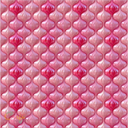 KR0011 - 3D Bubbel Pink - Plakfolie zelfklevend vinyl snijfolie met print