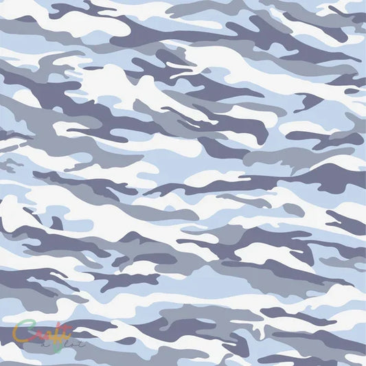 Camouflage Blauw Grijs- EK0207 - Geprinte zelfklevende vinyl Binnen • Buiten • eco-solvent • Exclusief • Geprint