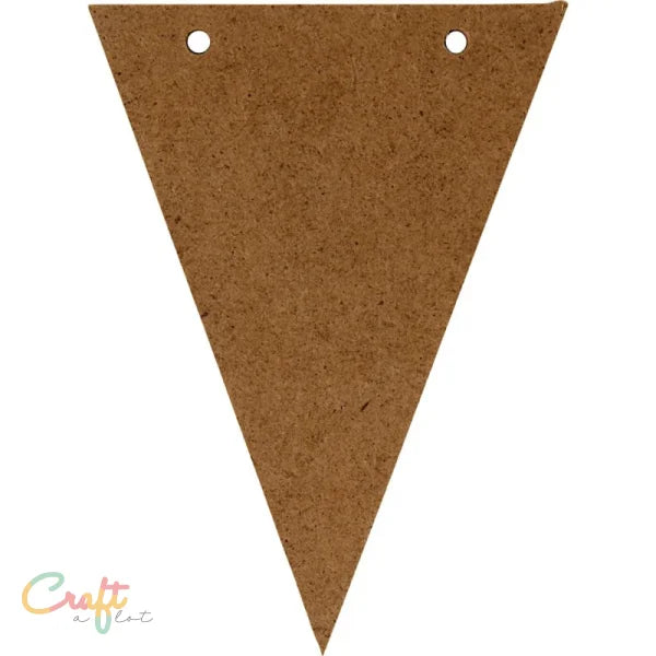 MDF Vlaggetjes set van 5 - Vlag Boots • Bord • Hanger • Neutraal