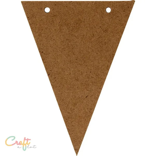 MDF Vlaggetjes set van 5 - Vlag Boots • Bord • Hanger • Neutraal