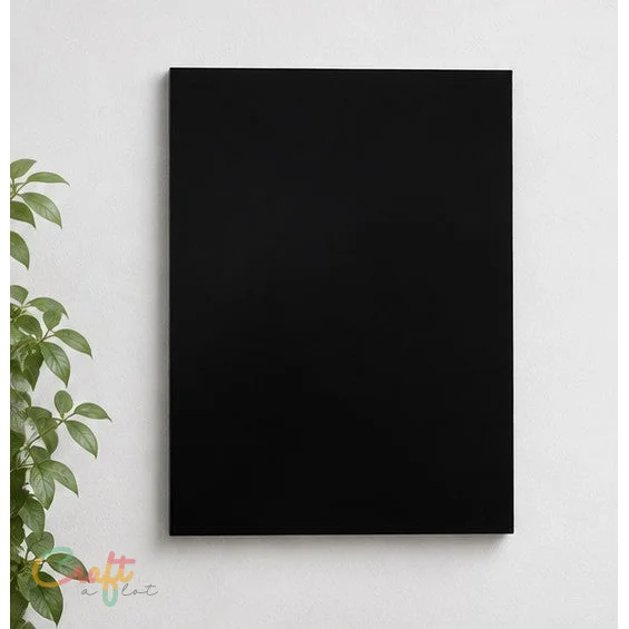 Naambordje Plexiglas Zwart 15 x 20 cm incl. Blinde Bevestiging