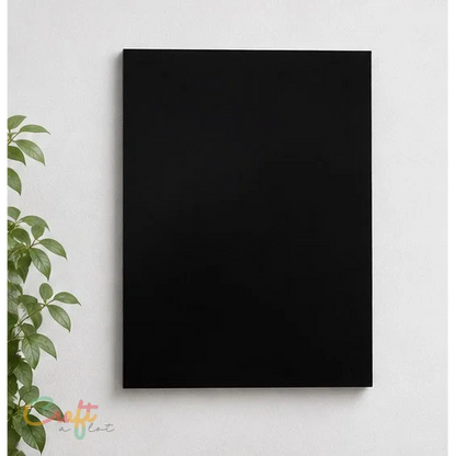 Naambordje Plexiglas Zwart 15 x 20 cm incl. Blinde Bevestiging