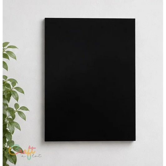 Naambordje Plexiglas Zwart 15 x 20 cm incl. Blinde Bevestiging