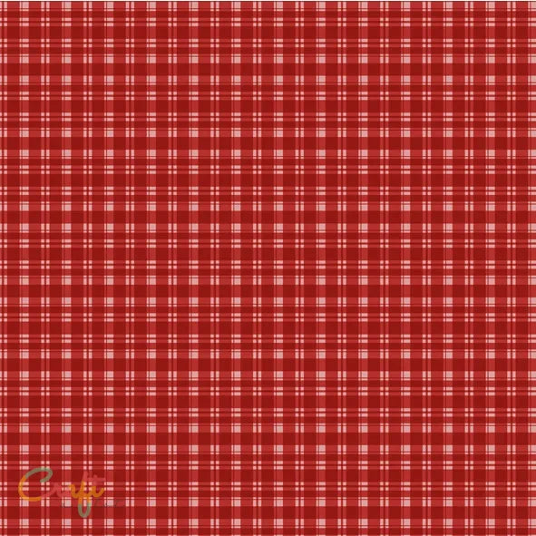 Plaid Red - Siser EasyPatterns® - Flexfolie Easypatterns • Flex • Geprint