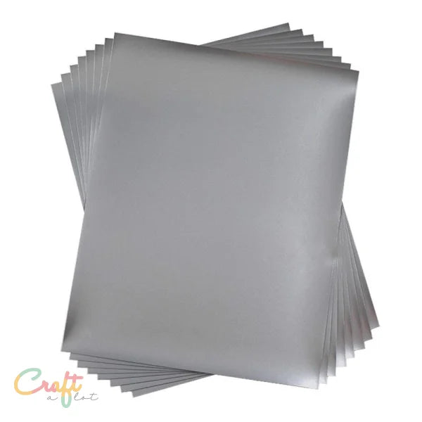 Printbare Foil Zilver Zelfklevend Silhouette - papier Karton • Papier • Scrapbook