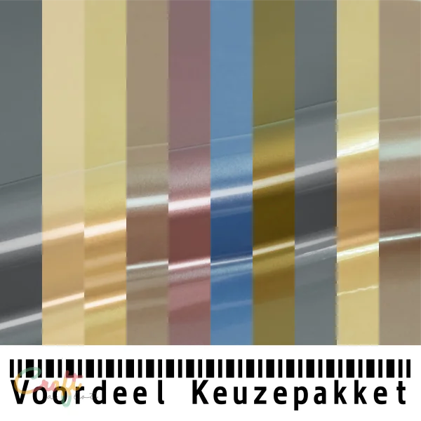 Siser Standaard Flex Folie Metallic Voordeel-keuzepakket 10 - Easyweed • Heat transfer • Keuze • Korting