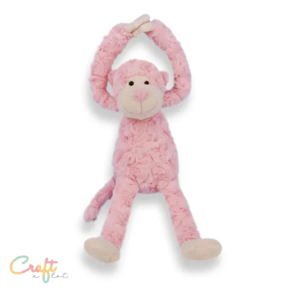 Slingeraapje Roze - Knuffel Funnies • Knuffels • Textiel