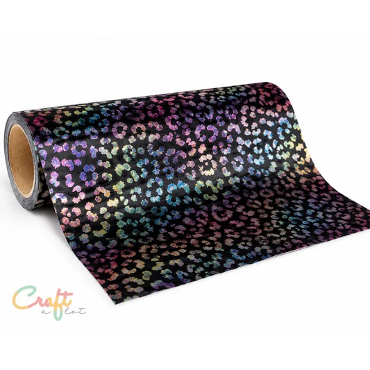 SoftFlock Rainbow Leopard HTV