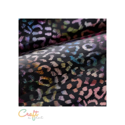 SoftFlock Rainbow Leopard HTV