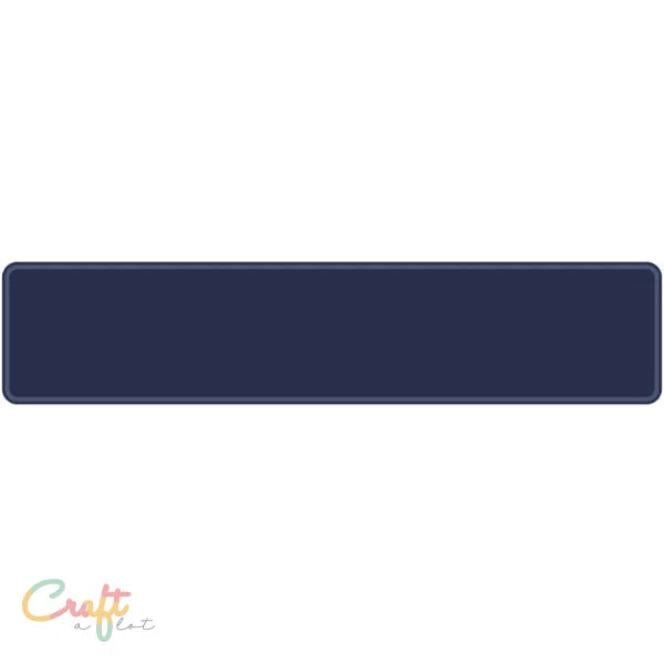 Staal Blauw Glans Kentekenplaat / Funplate