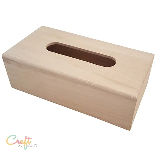 Tissue doos paulownia - Tissuebox Decoratie • Hout Houtbranden Sensorisch Speelgoed