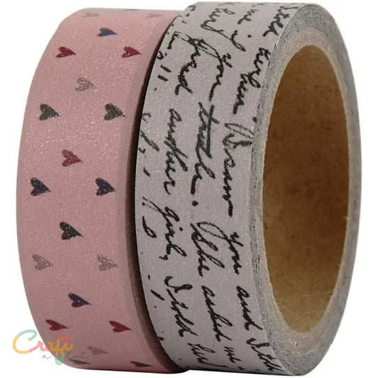 Washi Tape Stockholm set van 2 rolletjes - Papier • Scrapbook